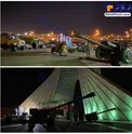 توپ نمادین ارتش برای سال تحویل در میدان آزادی +عکس