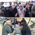 دیدار قالیباف با ماهی‌فروشان روستای صراخیه شادگان +عکس