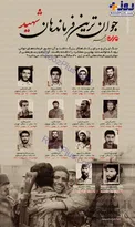 جوان‌ترین فرماندهان شهید+عکس