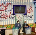 حضور علی لاریجانی در پای صندوق رای +عکس