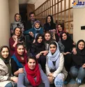 عکس/ یکتا ناصر و منوچهر هادی پشت صحنه سریال دل