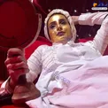 ماسک طلای بازیگر زن مشهور+عکس
