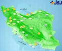 وضعیت هوای تهران و شهرستان + نقشه