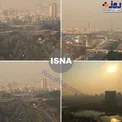 آلودگی هوای تهران از فراز بام استانداری+عکس
