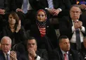 عکس/ پوشش عجیب یک زن در سخنرانی ترامپ در کنگره!