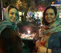 دعای بهنوش طباطبایی جلوی سقاخانه + عکس