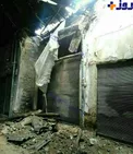 عکس/ فروريختن بخشی از سقف بازار در جهرم