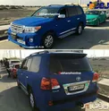 تصویر لندکروز با رنگ خاص در ایران