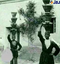 عکسی نایاب از ماست فروشی دوره گرد در دوره قاجار