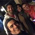 هادی کاظمی و سمانه پاکدل در کنار سامان احتماشی و همسرش+عکس