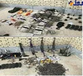تجهیزات جنگی به دست آمده از عوامل تروریستی انصار الفرقان +عکس