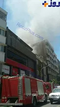 آتش‌سوزی در کافی‌شاپ هتل آپادانا تهران + عکس