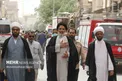حضور امام جمعه اهواز در محل حادثه آبادان/ عکس