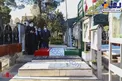 رئیس قوه قضاییه بر سر مزار شهید چمران/عکس