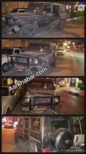 تصاویری از یک بنز تصادفی رها شده در تهران