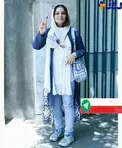 تیپ بهاری و زیبای خانم بازیگر معروف + عکس