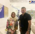 تیپ متفاوت خانم بازیگر در کنار علی دایی+عکس