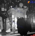 عکسی قدیمی از ضریح مطهر شاهچراغ (ع) در حدود نود سال پیش