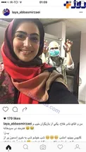 سلفي مجري زن و بازيگر مرد در سردخانه+عكس