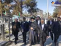 عکسی از رئیس دستگاه قضا در گلزار شهدا