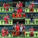 عکس یادگاری پرسپولیسی‌ها با جام قهرمانی
