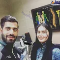الناز شاکردوست و فوتبالیست مشهور در فیزیوتراپی+عکس