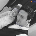 سلفی جالب آقای بازیگر با دخترش