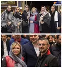 عکس/حضور هنرمندان در مراسم افتتاحيه گالرى نقره همسر نيوشا ضيغمى