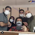 سبیل عجیب بازیگر معروف روی ماسک!+عکس