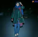 مانتوی متفاوت و خاص خانم بازیگر مشهور
