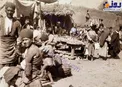 عکس/ بازار سبزیجات شهر همدان در حدود سال 1286 خورشیدی