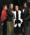 گریم متفاوت و جالب نگار عابدی در نقش چارلی چاپلین+عکس