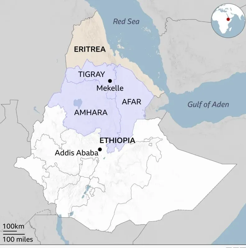 اتیوپی , قاره آفریقا , کشور سومالی , کشور سودان , تنگه باب المندب , دریای سرخ ,