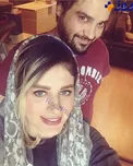عكس دونفره بازيگر معروف و زنش