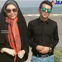 عکسی دیده نشده از مجری مشهور و بازیگر معروف در کنار دریا