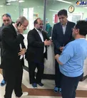 عکس/ حضور شریعتمداری در بیمارستان