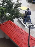 جت اسکى سوارى در کوچه پس کوچه هاى قائم شهر+عکس