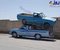 عکس/ حمل عجیب وانت با وانت!