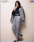 خانم بازیگر با کت و شلوار مردانه!+عکس