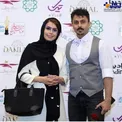 خانم مجری صداوسیما و همسرش در جشن حافظ/عکس