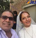 تصویری از مهناز افشار با لباس عروس