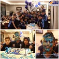 عکس / جشن تولد مهاجم گلزن در اردوی تیم پایتخت