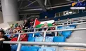 حضور هوادار فلسطینی در بازی ایران در جام جهانی روسیه
