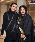 تیپ مشکی‌پوش اندیشه فولادوند و ساره بیات/عکس