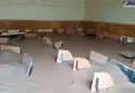 کلاس درس به گل نشسته در پل دختر + عکس