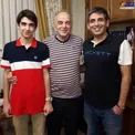 حمید گودرزی در کنار پدر و برادرش+عکس