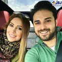 سلفی جالب خواننده مشهور و همسرش در خودرو