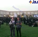 گردشگران چینی درحاشیه مراسم شهید حججی +عکس