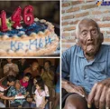 جشن تولد پیرترین انسان روی زمین +عکس