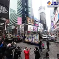 استقبال از سال 2021 در میدان تایمز نیویورک/عکس